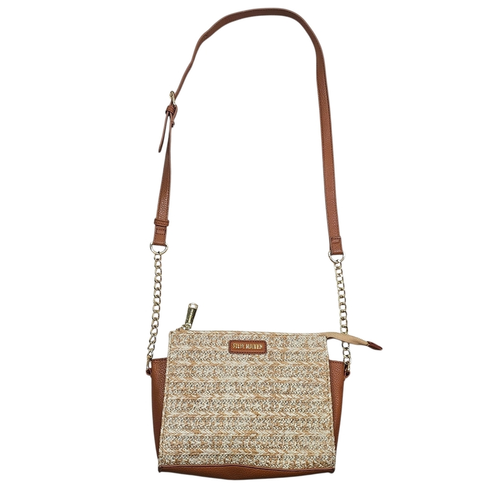 Steve Madden Lexi Straw Crossbody Bag